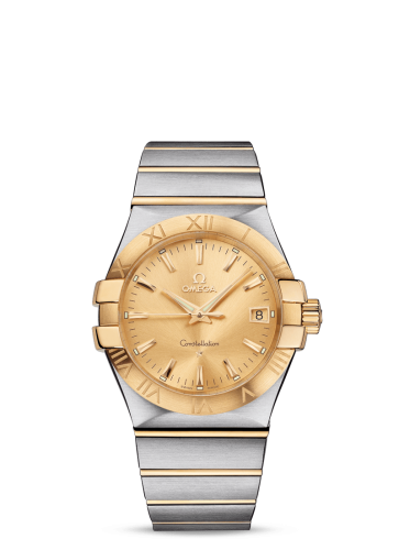 Omega Constellation Quartz 35 Stainless Steel / Yellow Gold / Champagne